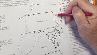 Thirteen Colonies Map Workshop (2/7)