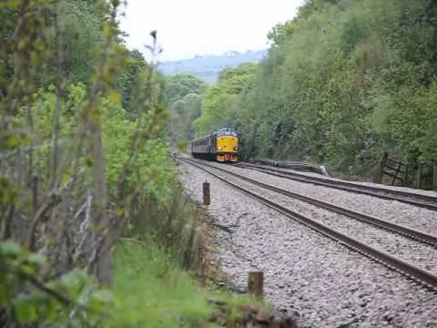 Double-Headed DRS 37s...604+606, on ''The Glasgow Avoider'' charter at Hoghton...