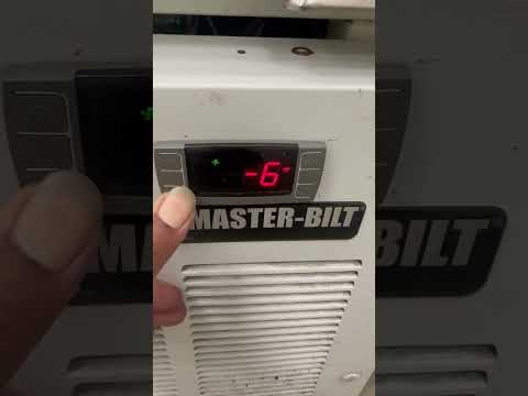 How to change the temperature on a dixel controller #refrigeracion #refrigeration #freezer #cooler