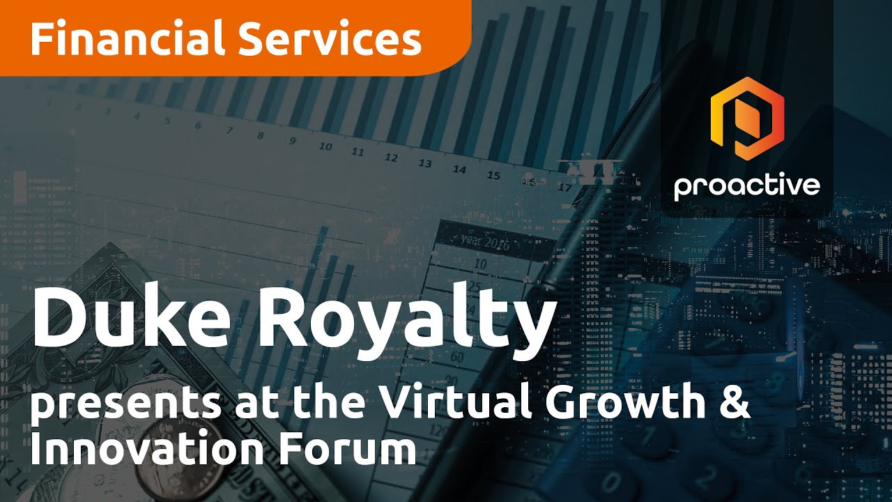 Duke Royalty presents at the Virtual Growth & Innovation Forum