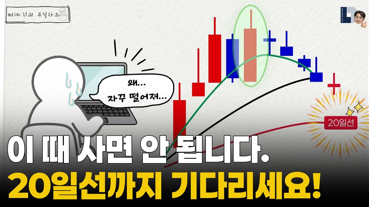 주식 초보들이 항상 물리는 이유 | 20일선 기다리면 답이 나옵니다.