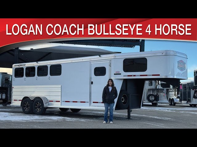 Preview image of 2025 Logan Coach Bullseye Dual Door Front Tack 4 Horse Goosneck youtube video
