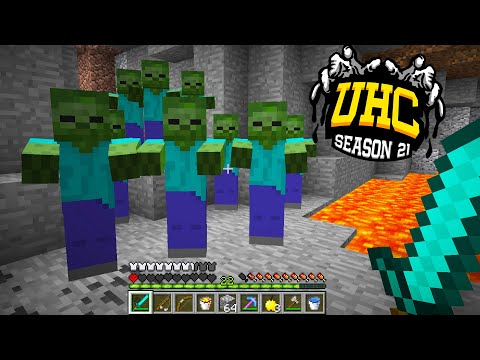 1 HEART CLUTCH? (Minecraft Cube UHC Season 21 Episode 3)