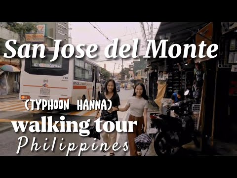4k explorando o centro da cidade de San Jose Del Monte