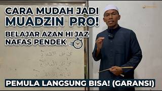 Download lagu Belajar Adzan Hijaz Nafas Pendek | Dari Pemula Jadi Pro Langsung Bisa! mp3