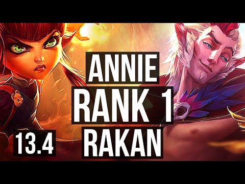 ANNIE & Kai'Sa vs RAKAN & Veigar (SUP) | Rank 1, 8/3/15, Godlike | KR Challenger | 13.4
