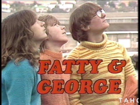 Cover image for Film - Fatty And George - Ep. 1 The Crystal (pilot) - children's sci-fi TV series. Adventures of a brother & sister as they try to discover the whereabouts of their scientist father, whilst being pursued by an evil woman & her henchman. Dir John Honey.