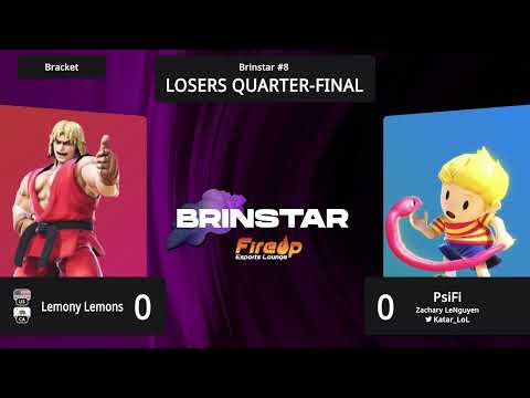 Lemony Lemons (Ken) vs PsiFi (Lucas) - Brinstar #8 Losers Quarter Finals