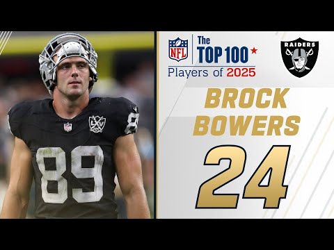 24: Brock Bowers (TE, Raiders) | Top 100 Players of 2025