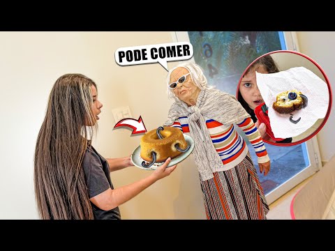 The wicked grandma gave Larissa a strange cake!