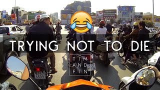 HOW TO MOTORBIKE IN VIETNAM ...AND SURVIVE?! | Hanoi, Vietnam Insane Traffic | Funny Riding Advice