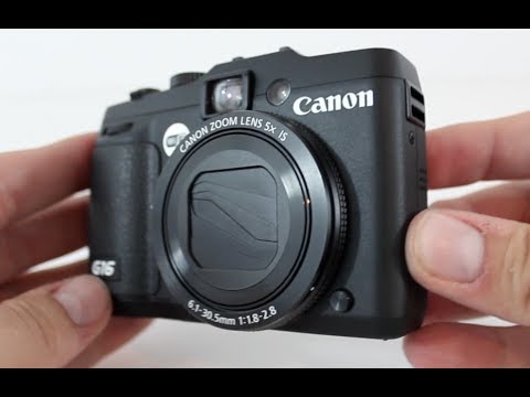Canon PowerShot G16 Point-and-Shoot Camera Tour