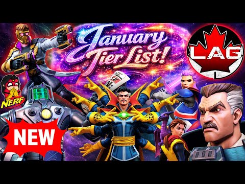 January Tier List! Doctor Strange & J. Jonah Jameson + Star-Lord SF! Post Buffs & Meta Shifts!- MCOC
