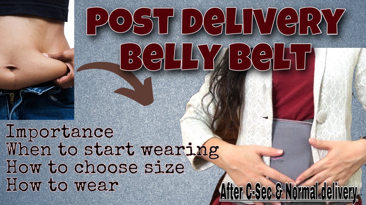 Belly belt after pregnancy| Postpartum belt details & how to wear after C sec/Normal delivery
