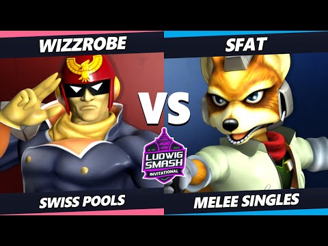 Ludwig Invitational - Wizzrobe (Captain Falcon) Vs. SFAT (Fox) SSBM Melee Tournament