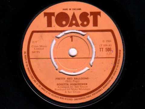 Rosetta Hightower - Pretty Red Balloons, Toast Records 1968