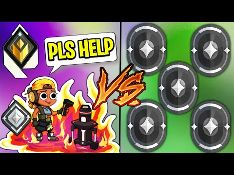 1 Radiant Tried to Carry Me VS 5 Iron Players!