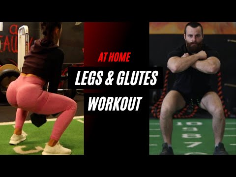 40 MIN LEG WORKOUT AT HOME - Bum, Thighs & Calves // Strength & Tone  (Warrior 8 - Day 9)