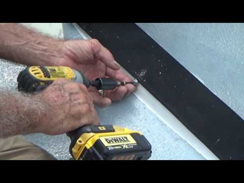 Sailing Hazel Dawn S1:  Project Day - Installing our bimini and Dodger