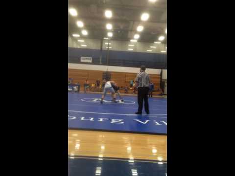 Kyle Johnson's first wrestling win of his Senior Year!!!