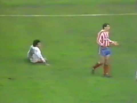 Sporting Gijón 1 2 Real Madrid - Liga 1987-88
