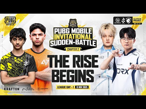 [EN] PUBG MOBILE INVITATIONAL SUDDEN BATTLE | LEAGUE DAY 1 - THE RISE BEGINS. #weibo  #a7  #drx