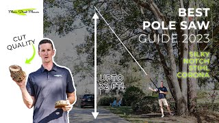 Best 'POLE SAW' Guide for Beginners/Home Owners | Silky vs N