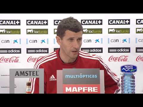 Rueda de prensa de Javi Gracia