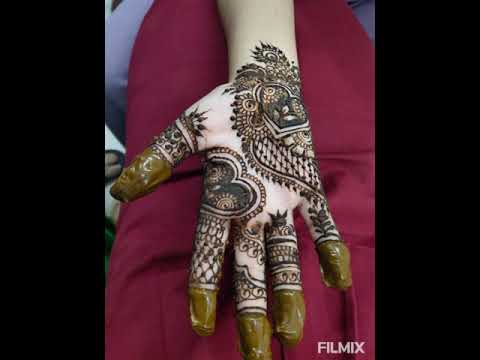stylish mehandi design
