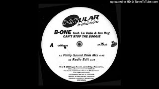 B-One - Can't Stop The Boogie (London Club Mix)