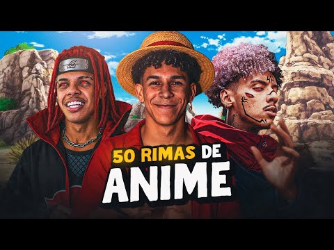 50 RIMAS ABSURDAS de ANIME nas BATALHAS! 🍥