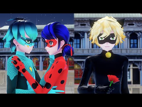 【MMD Miraculous】Confessions (Ladybug, Chat Noir, Viperion)【60fps】