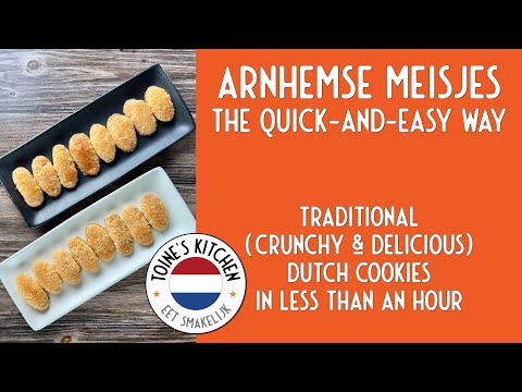 Quick & Easy Arnhemse Meisjes Recipe | Traditional Dutch Cookies in under an hour