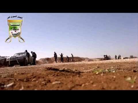 استهداف تحصينات قوات النظام في ريف تلبيسة في ريف حمص الشمالي بواسطة قاذف بي 9 من قبل كتيبة أنصار الحق