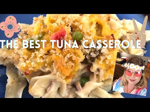 THE BEST TUNA NOODLE CASSEROLE | HOW TO MAKE TUNA CASSEROLE FROM SCRATCH #1960sdinnerparty