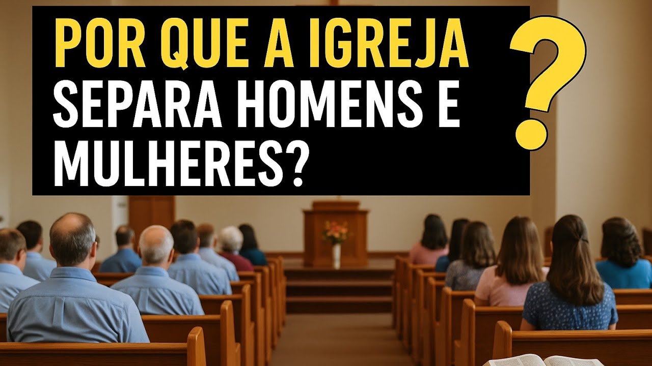 Por que na congregação senta mulher no lado e homem no outro ? O que a Bíblia diz ?
