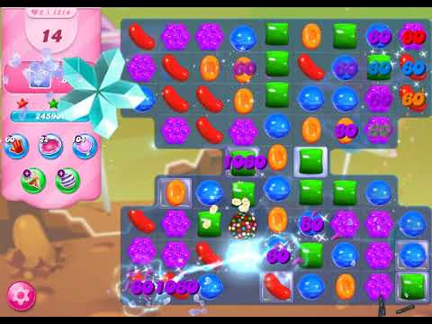 Candy Crush Saga   level 1214  no boosters