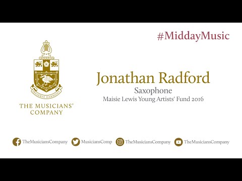 Jonathan Radford (saxophone): The Musicians' Company #MiddayMusic