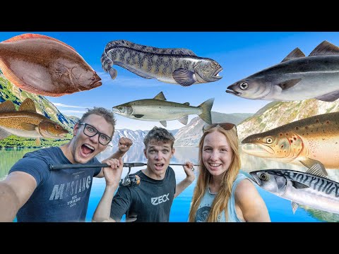 XXL Fish Species Challenge at the Fjord of Monsters! (including a giant competition)