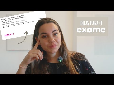 Dicas para o exame nacional de Biologia e Geologia