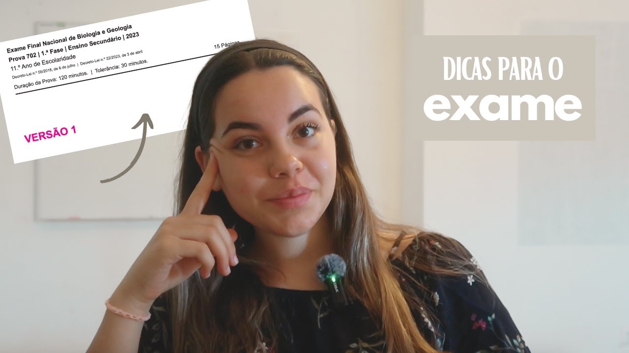 Dicas para o exame nacional de Biologia e Geologia