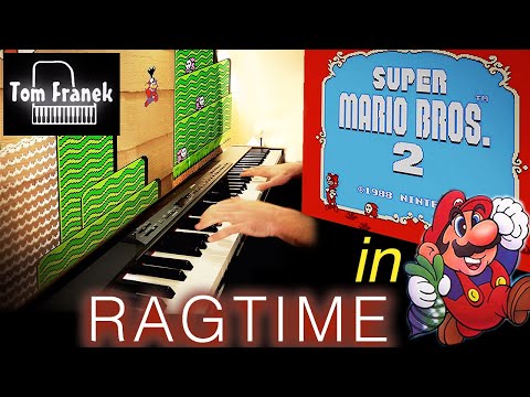 Super Mario Bros. 2 Overworld Theme in RAGTIME Piano! - Tom Franek (arrangement by GLASYS)