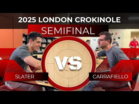 2025 London Crokinole Championship Semifinal Slater VS Carrafiello