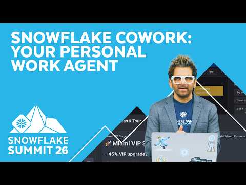 Snowflake CoWorkでスマートに働く、あなたのパーソナルワークエージェント (Work Smarter with, Snowflake CoWork, Your Personal Work Agent)