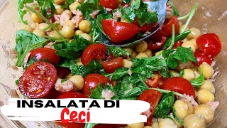 Insalata Di Ceci - Ricetta Light e Senza Glutine - La Cucina di Maria
