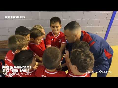 PREBENJAMÍN J2ª 22/23 🎥 RESUMEN GOLES, PARADAS, JUGADAS ATLETICO PUEBLONUEVO 7 - EMD LOBON 6