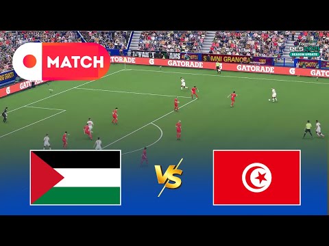 فلسطين ضد تونس | محاكاة كاملة لكأس العرب 2025 | PES 2021 eFootball