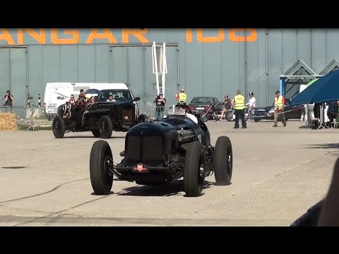 1500 hp Packard-Bentley "Mavis" and 500 hp "Brutus" BMW V12 at Brazzeltag Speyer 2016