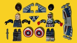 LEGO The Falcon Captain America and The Winter Soldier | Unofficial Minifigure | Marvel Series