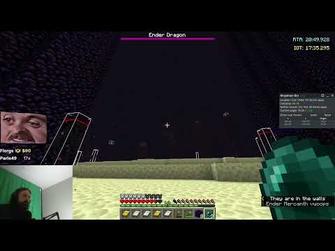 Forsen vs Ender Dragon with his Godly Movement